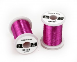 Colour Wire, 0.1 mm, Bright Pink
